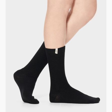 UGG Classic Boot Black Socks for Women (BUKO97025)